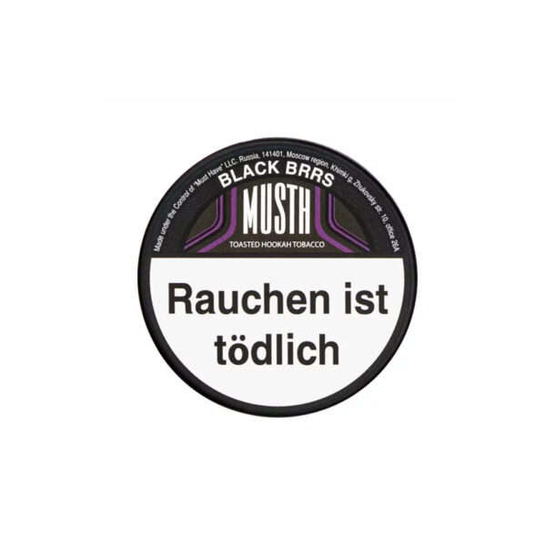MUSTH Tabak BLACK BRRS 200g.JPG